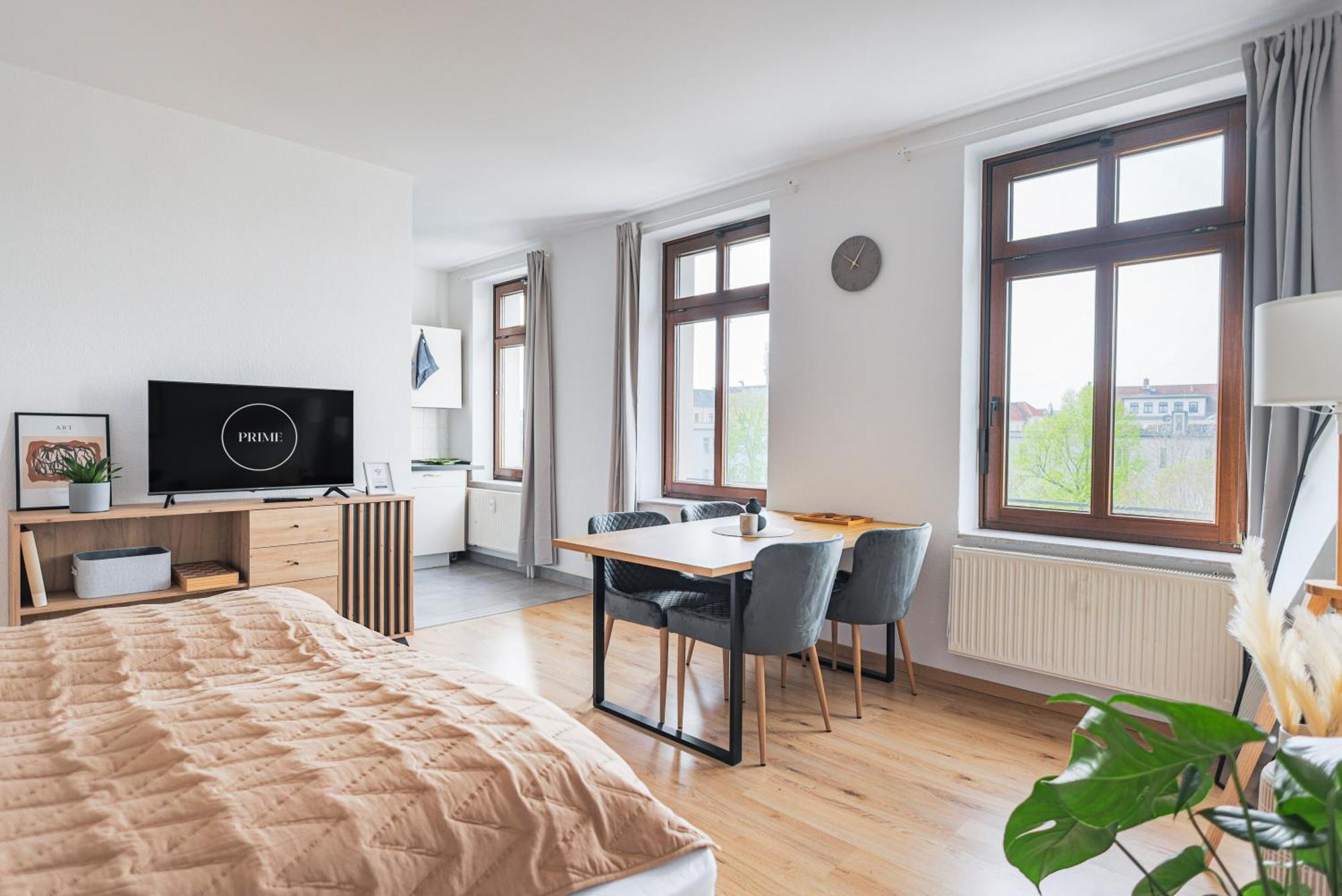 Prime - 2 Zimmer Wohnung Direkt Am Fluss Leipzig Exterior foto