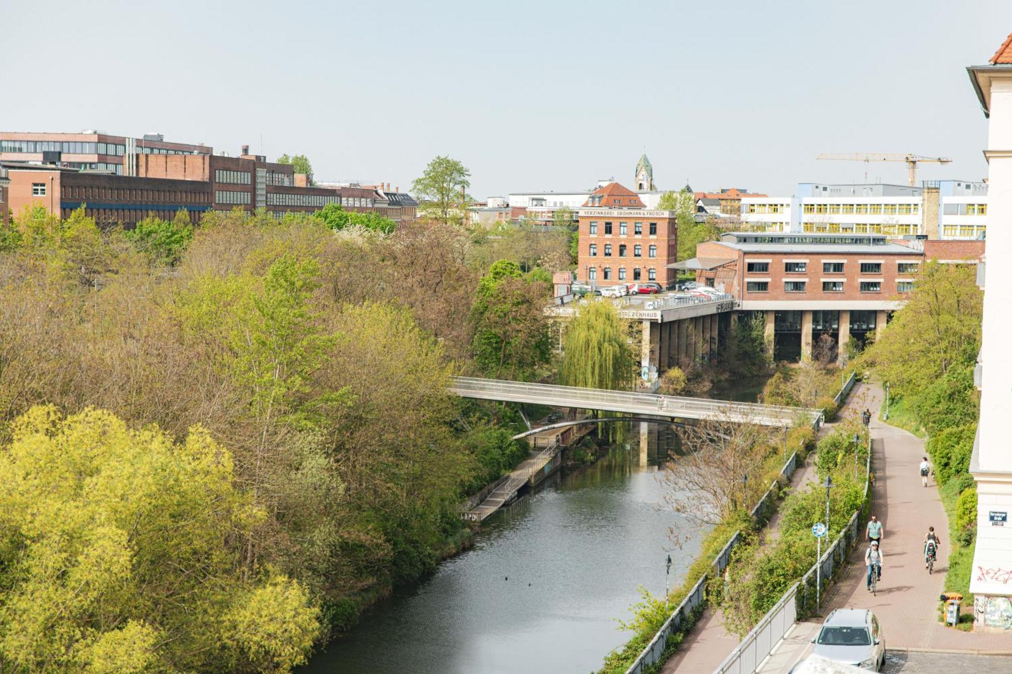 Prime - 2 Zimmer Wohnung Direkt Am Fluss Leipzig Exterior foto