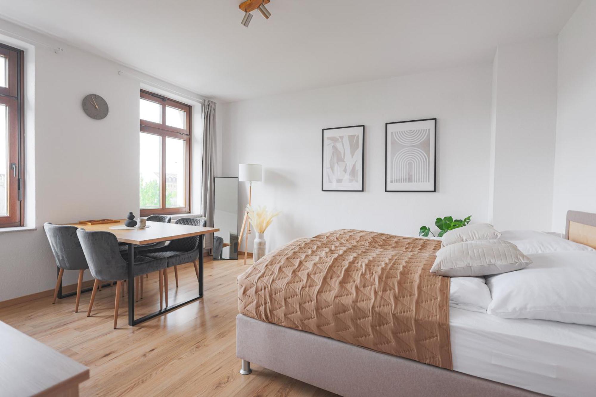 Prime - 2 Zimmer Wohnung Direkt Am Fluss Leipzig Exterior foto